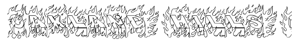 Oakland Hills 1991 font preview